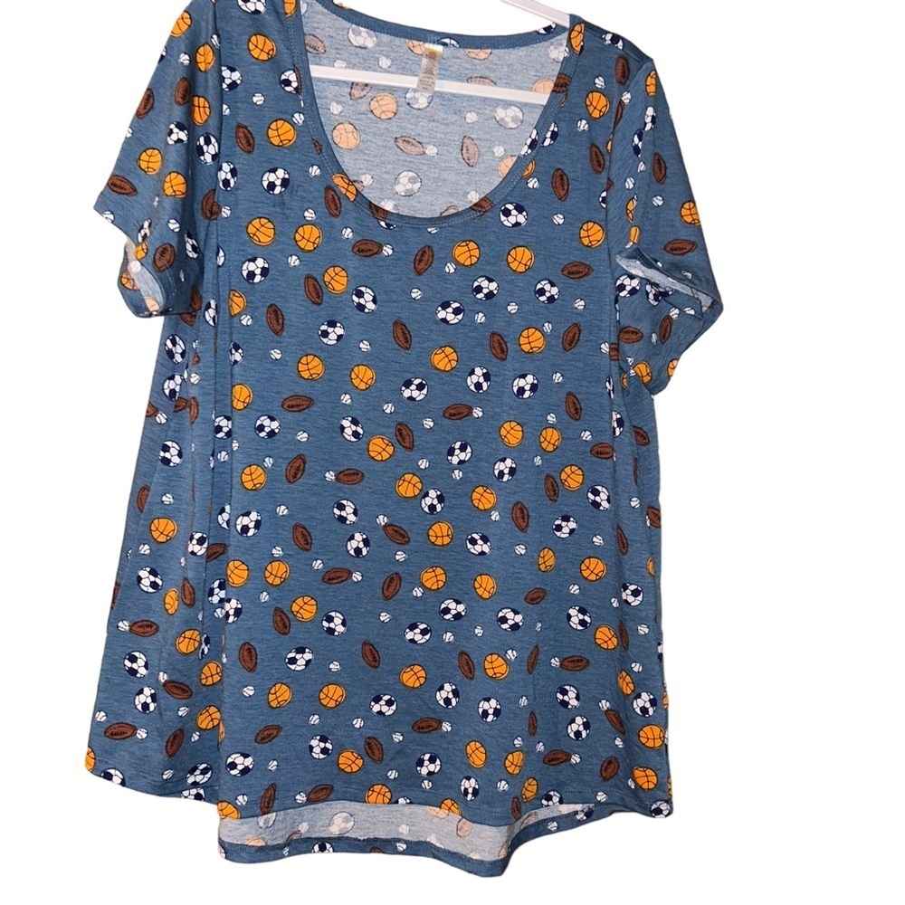 NWOT Lularoe orange graphic cactus desert classic t plus size 3X